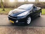 Peugeot 207 CC 1.6, 2009, Zwart, Cabrio, Airco, Auto's, Peugeot, Te koop, Geïmporteerd, Benzine, 4 stoelen