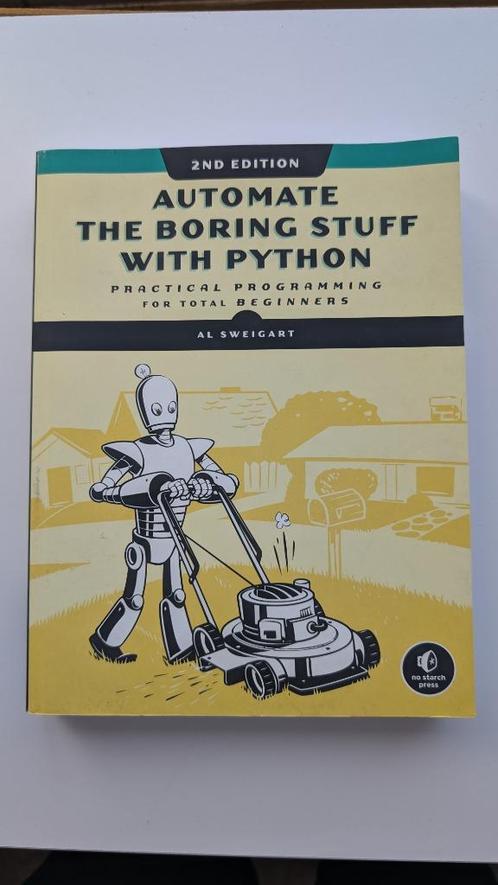 Book: Automate the Boring Stuff with Python (2nd Edition), Boeken, Studieboeken en Cursussen, Nieuw, Beta, Ophalen of Verzenden