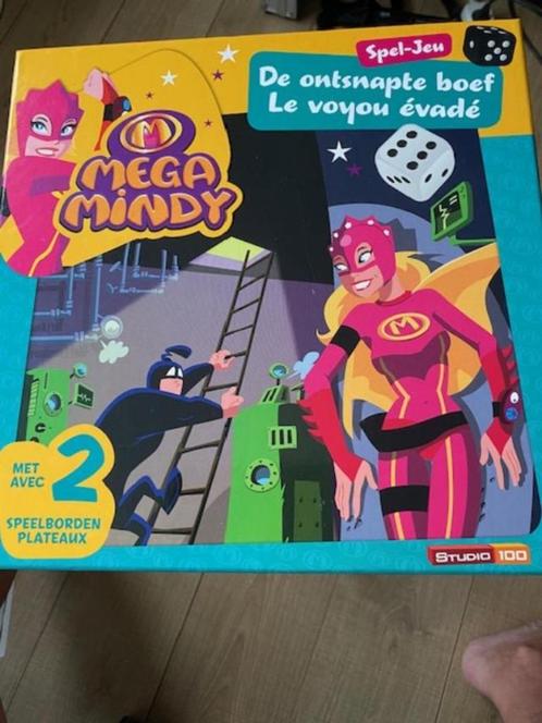 Mega Mindy : De ontsnapte Boef, Hobby en Vrije tijd, Gezelschapsspellen | Bordspellen, Zo goed als nieuw, Drie of vier spelers