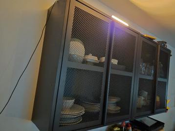 Ivar metalen wand kast ikea 80 x 82 x 30 (2 stuks) - afbeelding 1