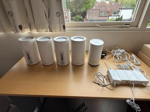 TP-Link Deco BE85 Wifi 7 Mesh (4x binnen units), Computers en Software, Accesspoints, Zo goed als nieuw, Ophalen of Verzenden