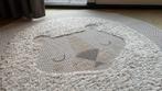 Leuk rond vloerkleed leeuw voor op kinderkamer, crème, 150cm, Ophalen, 150 tot 200 cm, Rond, Zo goed als nieuw