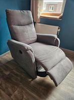 Abildskov electrische fauteuil grijs, Ophalen, Zo goed als nieuw, 75 tot 100 cm, Leer