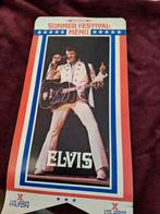Elvis Presley menu kaart las vegas 1972 origineel, Ophalen, Gebruikt, Foto of Kaart