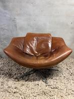 Gigi Label fauteuil, Gerard van den Berg, cognac leer, Huis en Inrichting, Fauteuils, Ophalen, Gebruikt, Leer, 75 tot 100 cm