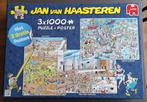 3x puzzels van 1000 stukjes - Jan van Haasteren - P 72, Gebruikt, Ophalen of Verzenden, 500 t/m 1500 stukjes, Legpuzzel
