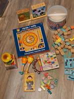 Grote set houten speelgoed, blokken, muziek instrumenten etc, Ophalen of Verzenden, Gebruikt