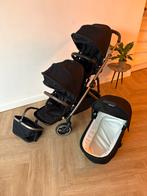 Cybex Gazelle S Duo Kinderwagen - Zwart, Kinderen en Baby's, Kinderwagens en Combinaties, Duowagen, Ophalen of Verzenden, Zo goed als nieuw
