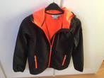Zwart aportief jack maat 164, binnenIjde oranje fleece voeri, Ophalen of Verzenden, Zo goed als nieuw, Jongen of Meisje, Jas