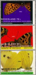 Nederland 1993 - NVPH 1553-1555 - Vlinders, Postzegels en Munten, Postzegels | Nederland, Na 1940, Verzenden, Postfris