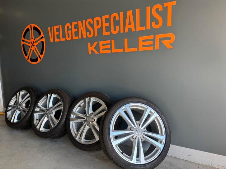 Audi A3 S-line 18 inch velgen Origineel Zomerset 5x112, Auto-onderdelen, Banden en Velgen, Banden en Velgen, Zomerbanden, 18 inch
