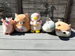 5x knuffel: 3x Miniso, 1x squishmallows, 1x onbekend, Ophalen