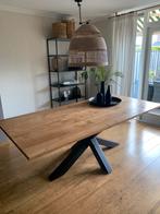 Stoere eettafel, Huis en Inrichting, Ophalen, 100 tot 150 cm, Eikenhout, 200 cm of meer