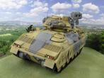 1:18 panzer tank met figuur desert storm zwaar model Diorama, Hobby en Vrije tijd, Modelauto's | 1:18, Ophalen, Gebruikt, Overige typen