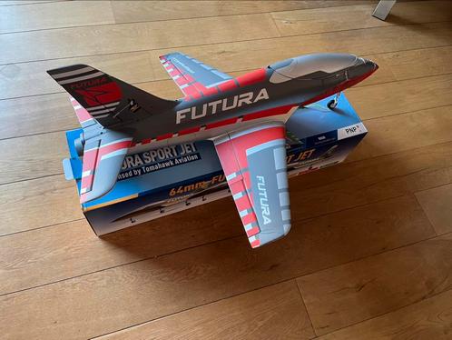 Fms Futura 64mm EDF in doos, Rc vliegtuig, Hobby en Vrije tijd, Modelbouw | Radiografisch | Vliegtuigen, Zo goed als nieuw, Elektro