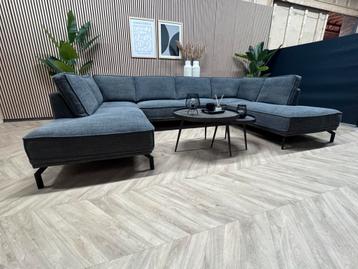 ZGAN Hippe Gêmeleerde U-Bank / Hoekbank - Antraciet - 326cm beschikbaar voor biedingen