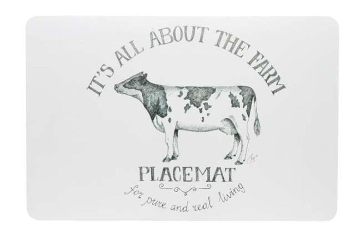 Placemats Koe Moo servies, Huis en Inrichting, Keuken | Servies, Nieuw, Overige typen, Overige stijlen, Overige materialen, Ophalen of Verzenden