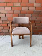 6x walnoot Japandi eetkamerstoelen met linnen stof, Huis en Inrichting, Stoelen, Ophalen of Verzenden, Nieuw
