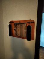 Vintage retro hal spiegel met kleding borstel, Antiek en Kunst, Curiosa en Brocante, Ophalen