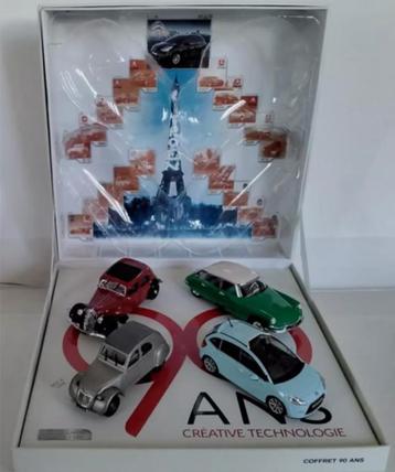 Citroen Coffret 90 Ans 4 autos Norev schaal 1/43 Ref. 151360 beschikbaar voor biedingen