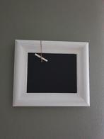 Laaks Brocante, mooie witte lijst met schoolbord, Huis en Inrichting, Ophalen, Hout, Minder dan 50 cm, Minder dan 50 cm