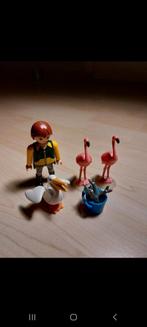 Playmobil 4758 
dierenverzorger met exotische vogel, Ophalen, Zo goed als nieuw