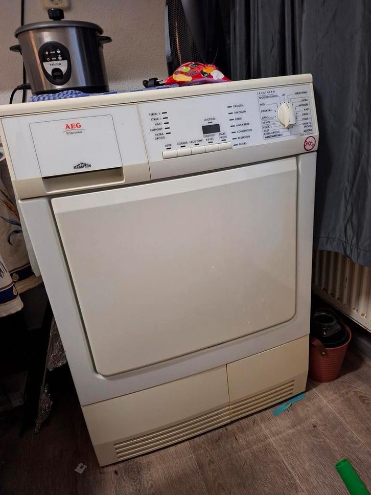 AEG Wasdroger - Goede Staat!, Witgoed en Apparatuur, Wasdrogers, Gebruikt, Condens, Voorlader, 6 tot 8 kg, 85 tot 90 cm, Anti-kreukfase
