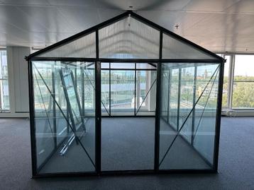 Premium kas (EuroSerre) met schuifdeur+geluiddempend glas beschikbaar voor biedingen