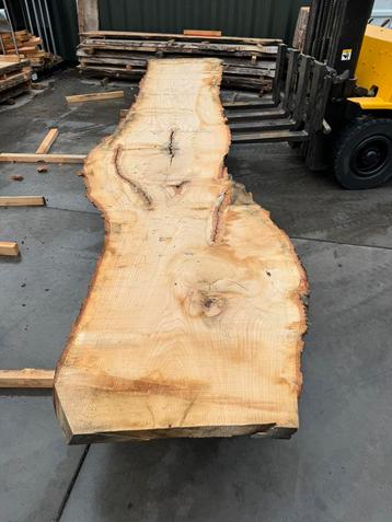 Xxl eiken boomstamblad 5mx80-90x8cm beschikbaar voor biedingen