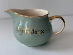Villeroy en Boch kannetje Nous Deux groen goud vintage, Gebruikt, Overige typen, Ophalen of Verzenden, Overige stijlen