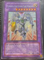 Elemental Hero Shining Flare Wingman (Lim. Ed. - Secret), Hobby en Vrije tijd, Verzamelkaartspellen | Yu-gi-Oh!, Ophalen of Verzenden