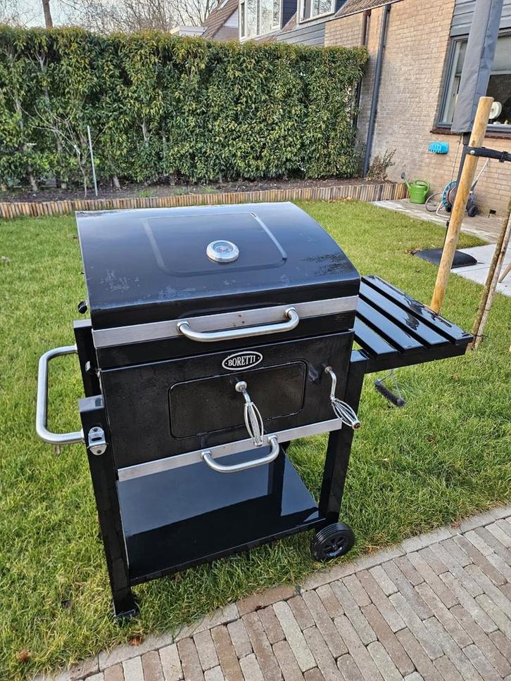 Boretti Carbone houtskoolbarbecue - Zwart, Tuin en Terras, Houtskoolbarbecues, Gebruikt, Ophalen of Verzenden