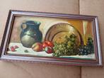 Stilleven met fruit, olieverfschilderij gesigneerd Leri, Antiek en Kunst, Kunst | Schilderijen | Klassiek, Ophalen of Verzenden