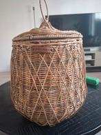 riviera maison mand, Huis en Inrichting, Woonaccessoires | Schalen en Manden, Ophalen of Verzenden, Zo goed als nieuw, Rond, Riet