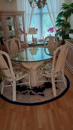 eethoek, Huis en Inrichting, Complete eetkamers, Ophalen, Gebruikt, Vintage, 4 tot 6 stoelen