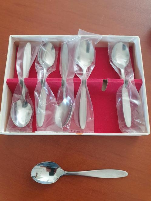 Amefa 6 likeurlepeltjes advocaat mokka lepeltjes, Huis en Inrichting, Keuken | Bestek, Nieuw, Ophalen of Verzenden