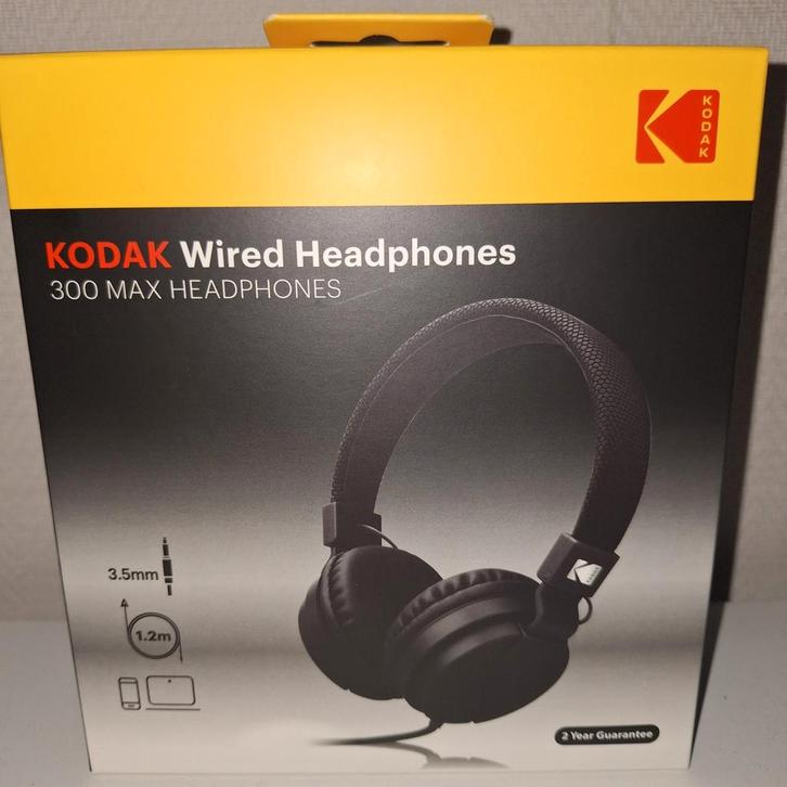 Kodak 300 MAX Wired Hoofdtelefoon - Nieuw!, Audio, Tv en Foto, Koptelefoons, Nieuw, Over oor (circumaural), Overige merken, Ophalen of Verzenden