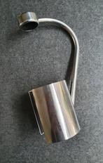 Stijlvolle wijnfleshouder van metaal, Ophalen of Verzenden, Gebruikt, Metaal