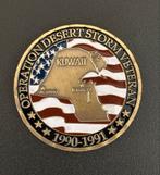US Army operation desert storm verzamelmunt, Ophalen of Verzenden, Landmacht, Amerika, Embleem of Badge
