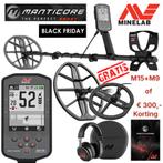 Minelab Manticore BLACK FRIDAY M9+M15 of € 300,- korting !!!, Hobby en Vrije tijd, Metaaldetectors, Meer dan 30 cm, Nieuw, Ophalen of Verzenden