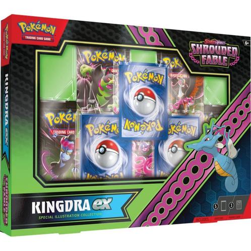 Pokemon Shrouded Fable Kingdra Illustration Collection, Hobby en Vrije tijd, Verzamelkaartspellen | Pokémon, Nieuw, Boosterbox