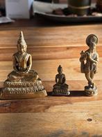 prachtig bronzen beeldje(budha+krishna), Ophalen of Verzenden, Zo goed als nieuw