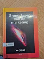 Grondslagen van de marketing - 10e druk - in plastic, Ophalen of Verzenden, Zo goed als nieuw, Economie en Marketing, Verhage & Visser