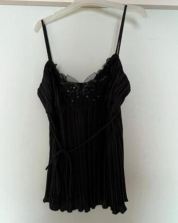 Zwarte Top - Maat S - Zo Goed Als Nieuw! beschikbaar voor biedingen