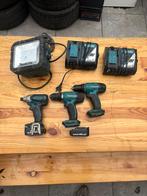 Makita 18en 14,4 volt, Ophalen of Verzenden, Zo goed als nieuw, Boor- en Schroefmachine