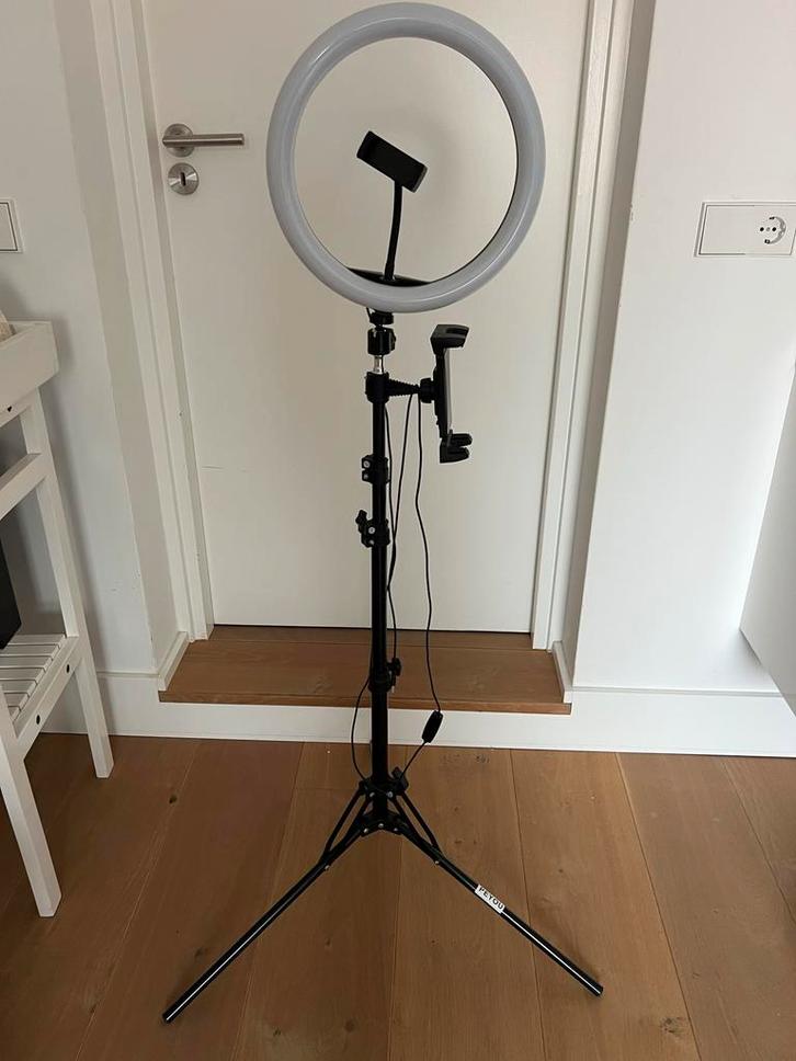 Nieuwe Peyou Ringlight, Audio, Tv en Foto, Fotografie | Fotostudio en Toebehoren, Nieuw, Lamp of Flitsset, Ophalen