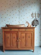 Prachtige eikenhouten commode / brocante / vintage / uniek, 90 tot 105 cm, 50 tot 70 cm, Ophalen of Verzenden, Zo goed als nieuw