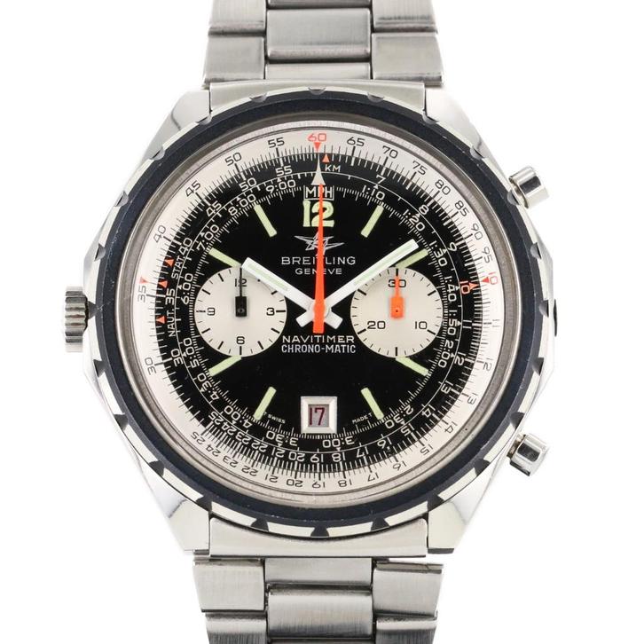 Breitling Navitimer 1806 Chrono-Matic 47 (Goed/ 1970's), Sieraden, Tassen en Uiterlijk, Horloges | Heren, Gebruikt, Polshorloge