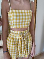 Zomersetje Bershka maat S, Kleding | Dames, Geel, Zo goed als nieuw, Bershka, Ophalen of Verzenden
