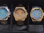 3 in 1-Collectie Titanio Augustus in Luxe Box 275€, Sieraden, Tassen en Uiterlijk, Horloges | Heren, Overige merken, Staal, Staal